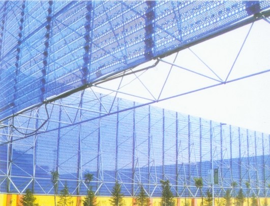 威海环保扫风墙网架工程